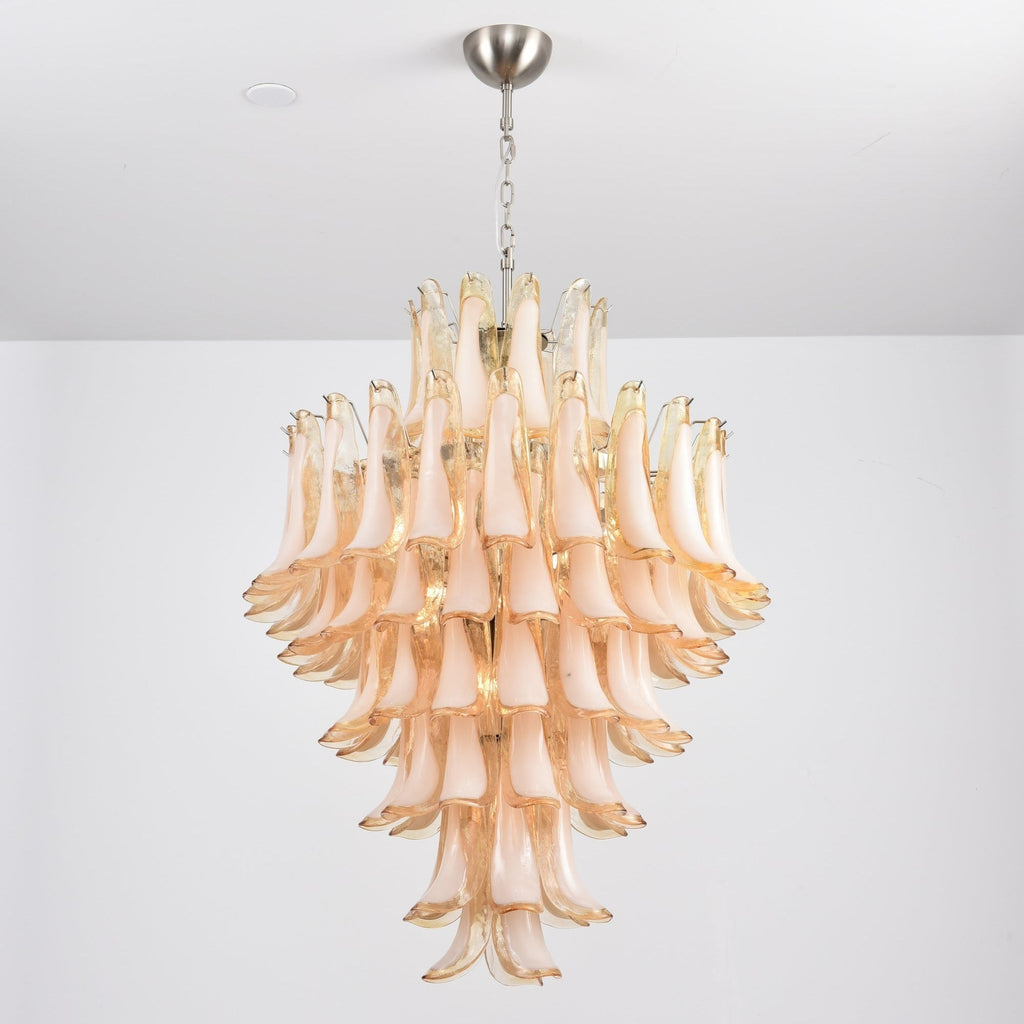 Aurora Chandelier en Verre Ambre Luxe - Neutralighting
