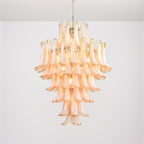 Aurora Chandelier en Verre Ambre Luxe - Neutralighting