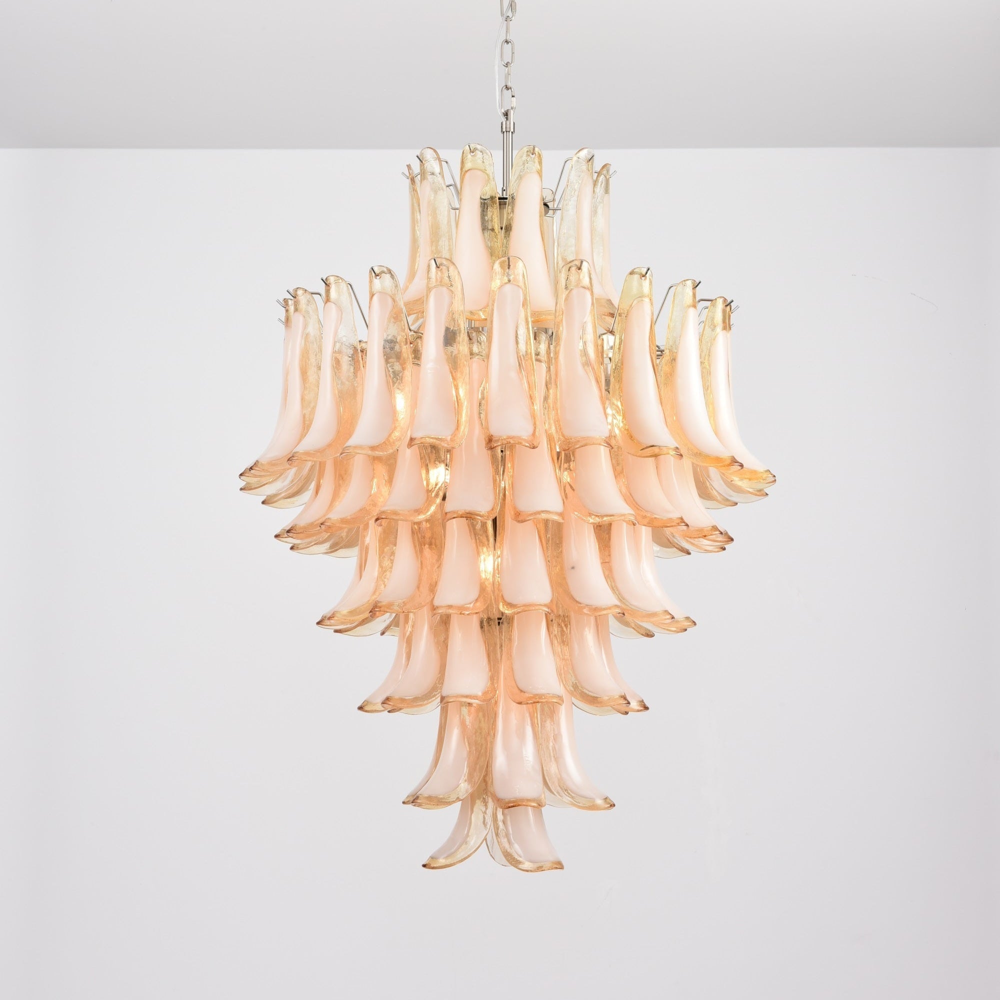 Aurora Chandelier en Verre Ambre Luxe - Neutralighting
