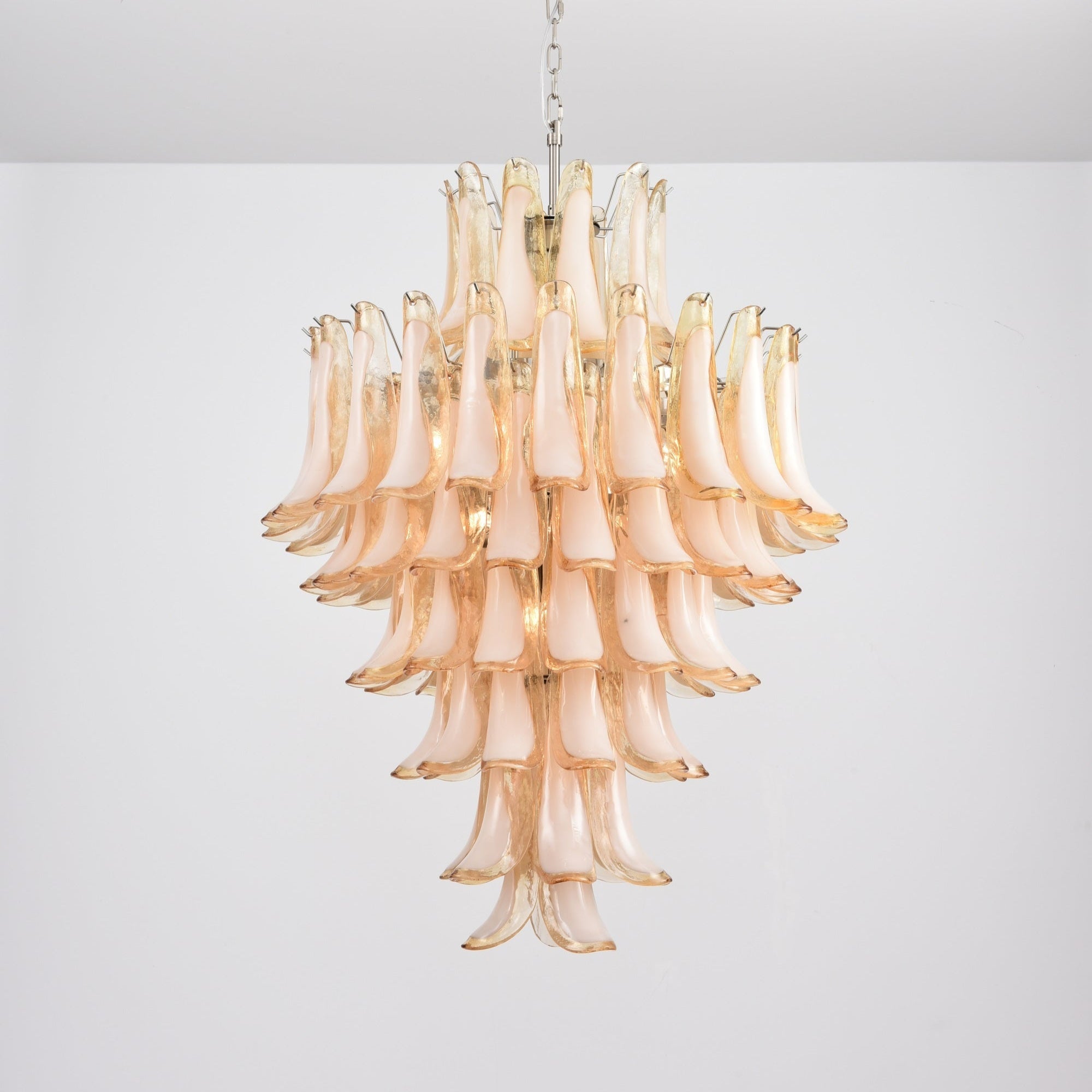 Aurora Chandelier en Verre Ambre Luxe - Neutralighting