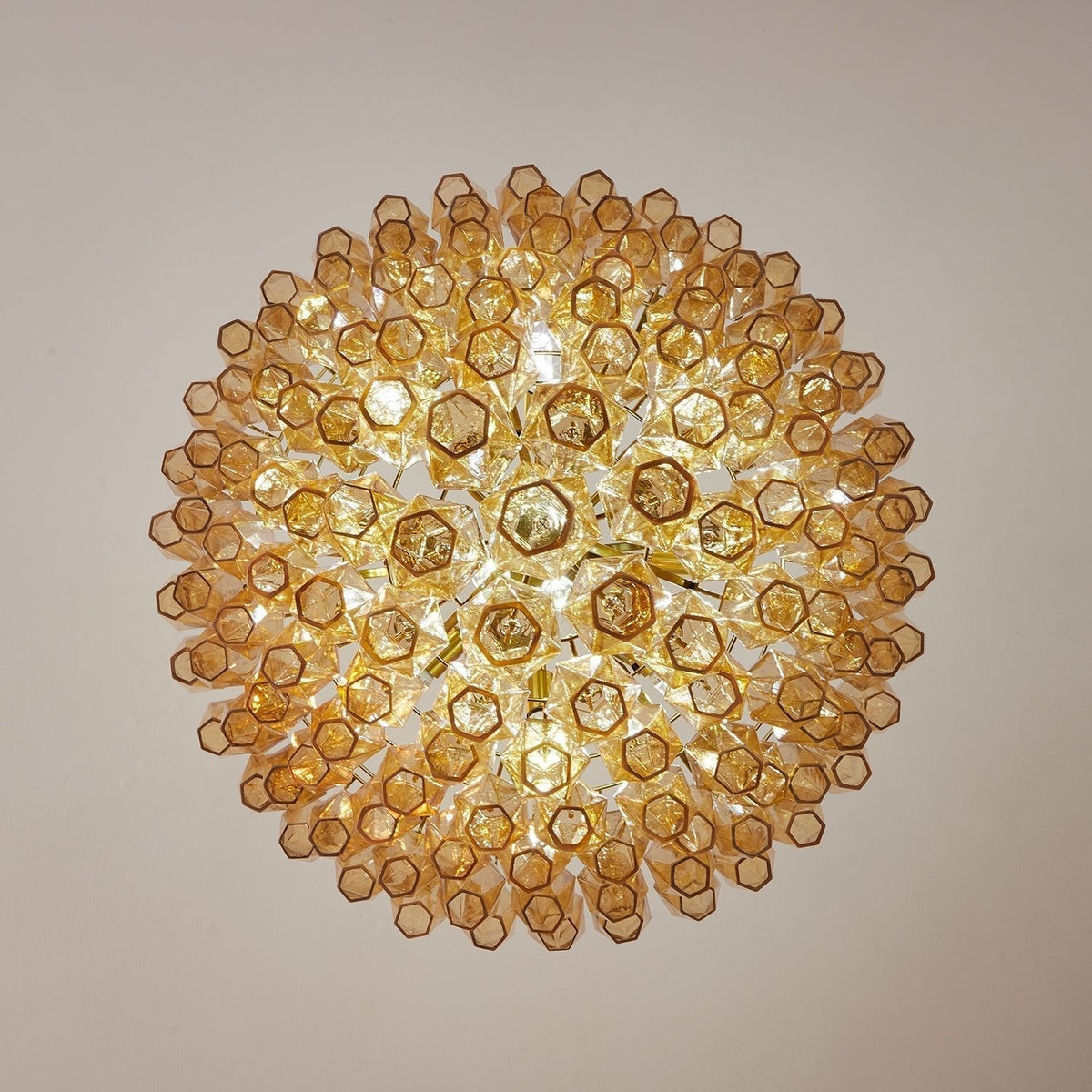 Aurora Chandelier Empire Prism Ambre - Neutralighting