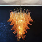 Aurora Chandelier en Verre de Murano Ambre - Neutralighting