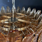 Aurora Chandelier en Verre de Murano Ambre - Neutralighting