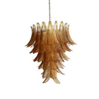 Aurora Chandelier en Verre de Murano Ambre - Neutralighting