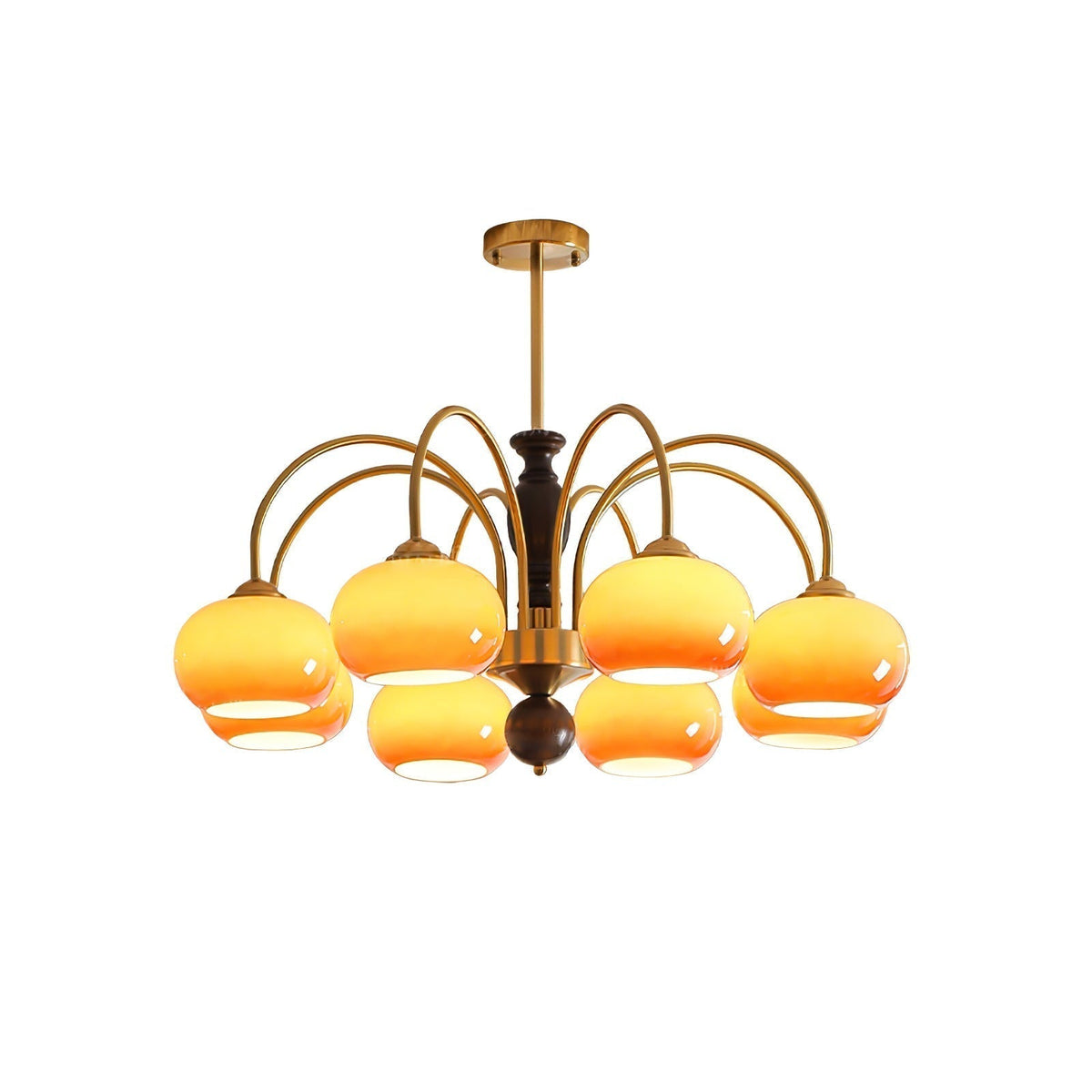 Aurora Lustre Amberly Arche Bras Courbés - Neutralighting