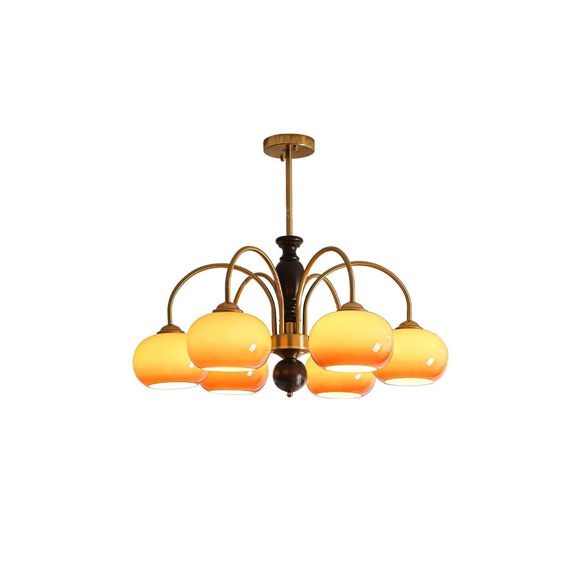 Aurora Lustre Amberly Arche Bras Courbés - Neutralighting