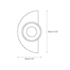 Dvaluvyi Applique Murale en Travertin Créativité Individuelle - Neutralighting