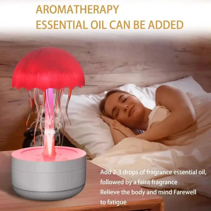 Humidificateur Humidificateur Méduses LED RGB Isaline Accord - Une Note Singulière dans le Décor