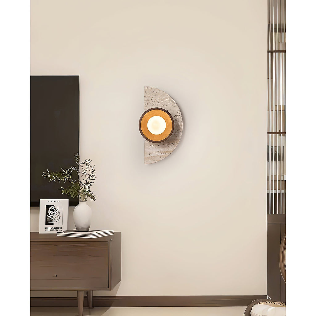 Dvaluvyi Applique Murale en Travertin Créativité Individuelle - Neutralighting