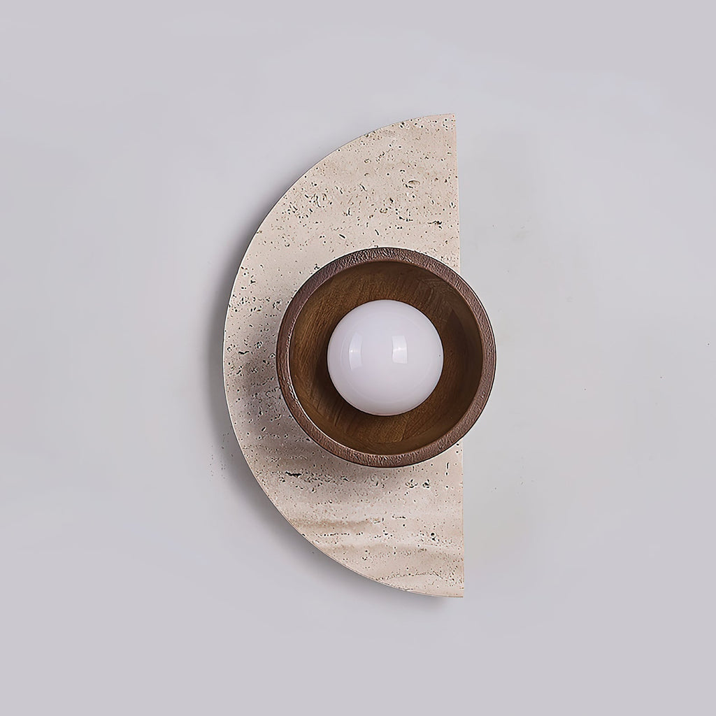 Dvaluvyi Applique Murale en Travertin Créativité Individuelle - Neutralighting