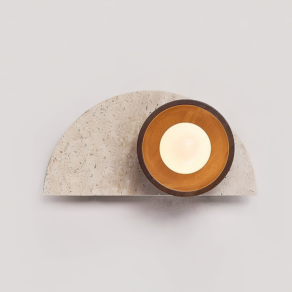 Dvaluvyi Applique Murale en Travertin Créativité Individuelle - Neutralighting
