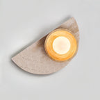 Dvaluvyi Applique Murale en Travertin Créativité Individuelle - Neutralighting