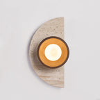 Dvaluvyi Applique Murale en Travertin Créativité Individuelle - Neutralighting