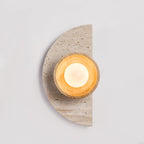 Dvaluvyi Applique Murale en Travertin Créativité Individuelle - Neutralighting