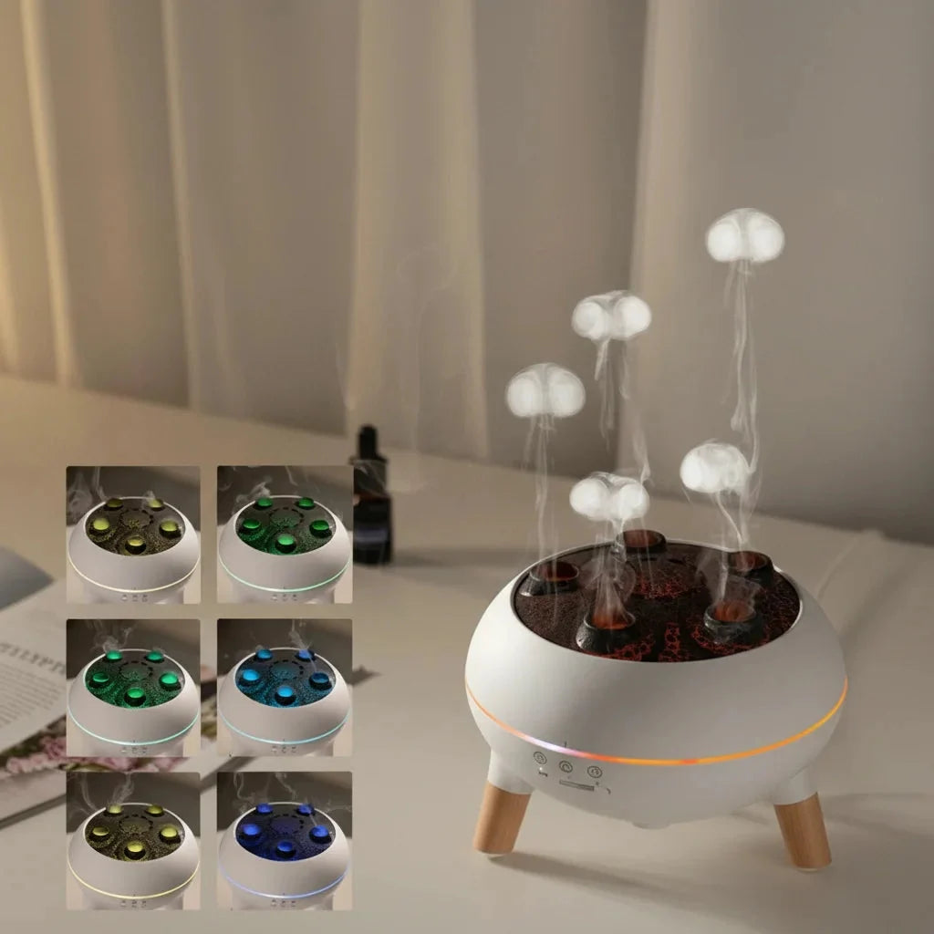 Humidificateur Humidificateur Ultrasonique Volcan Méduse 360ml Aloïs Éveil - Une Touche Élégante dans le Décor