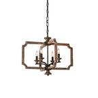 Eirikuvyi Suspension en Métal et Bois Lanterne Créativité Vintage - Neutralighting