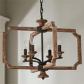 Eirikuvyi Suspension en Métal et Bois Lanterne Créativité Vintage - Neutralighting
