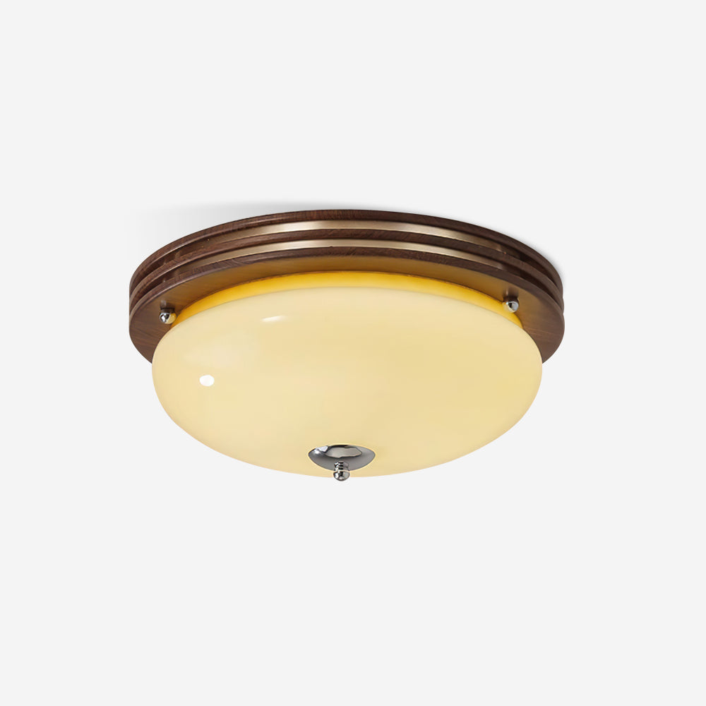 Povio Lampe Plafonnier Semi-Encastrée en Verre - Neutralighting