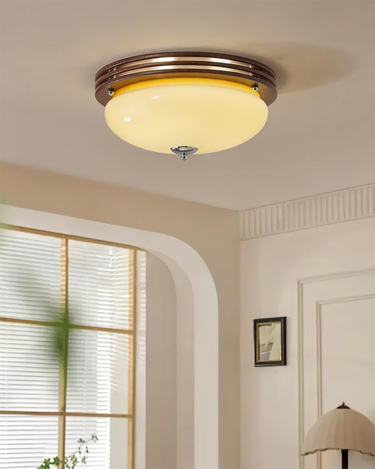 Povio Lampe Plafonnier Semi-Encastrée en Verre - Neutralighting