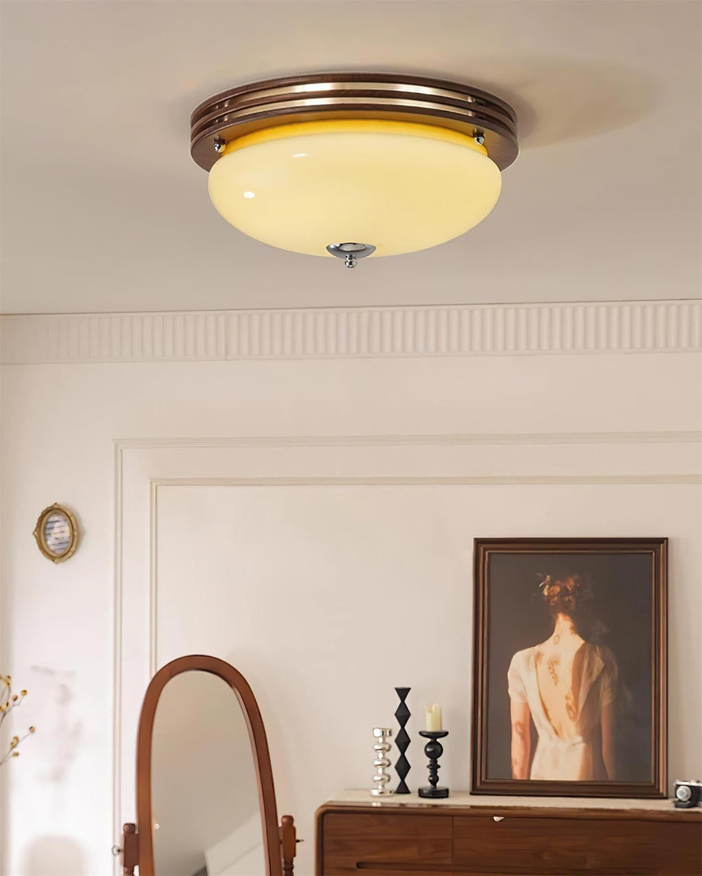 Povio Lampe Plafonnier Semi-Encastrée en Verre - Neutralighting
