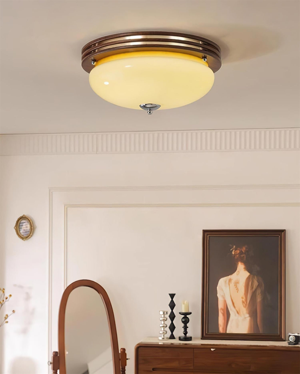Povio Lampe Plafonnier Semi-Encastrée en Verre - Neutralighting