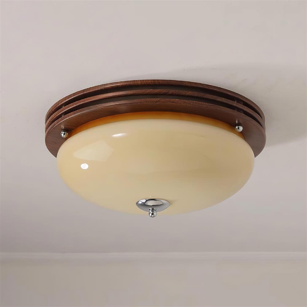 Povio Lampe Plafonnier Semi-Encastrée en Verre - Neutralighting