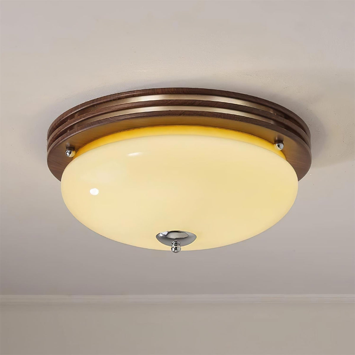Povio Lampe Plafonnier Semi-Encastrée en Verre - Neutralighting