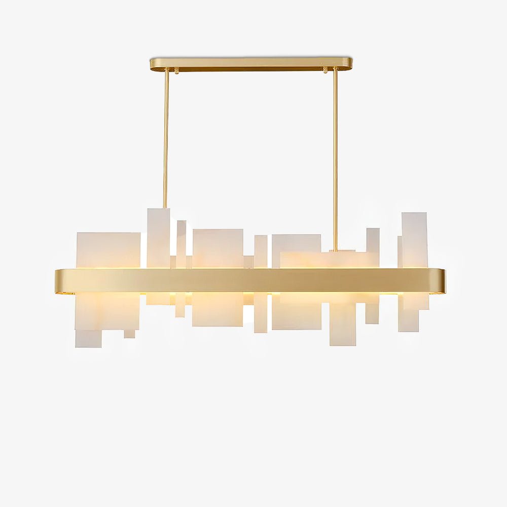Lustra Chandelier en Cuivre Acrylique Salle à Manger - Neutralighting