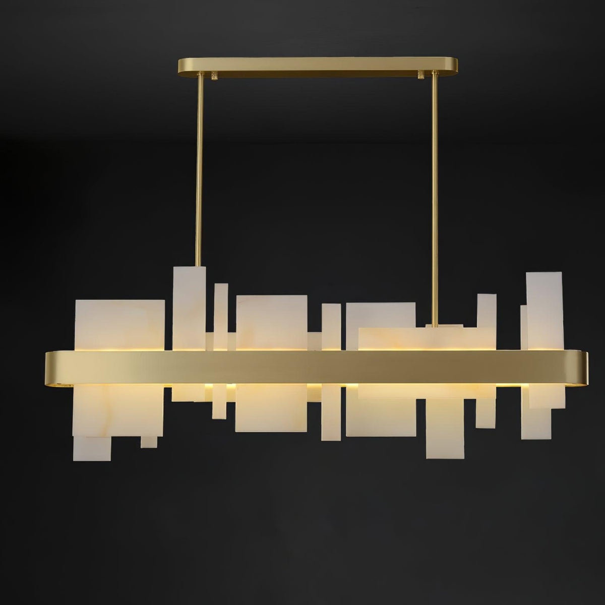 Lustra Chandelier en Cuivre Acrylique Salle à Manger - Neutralighting