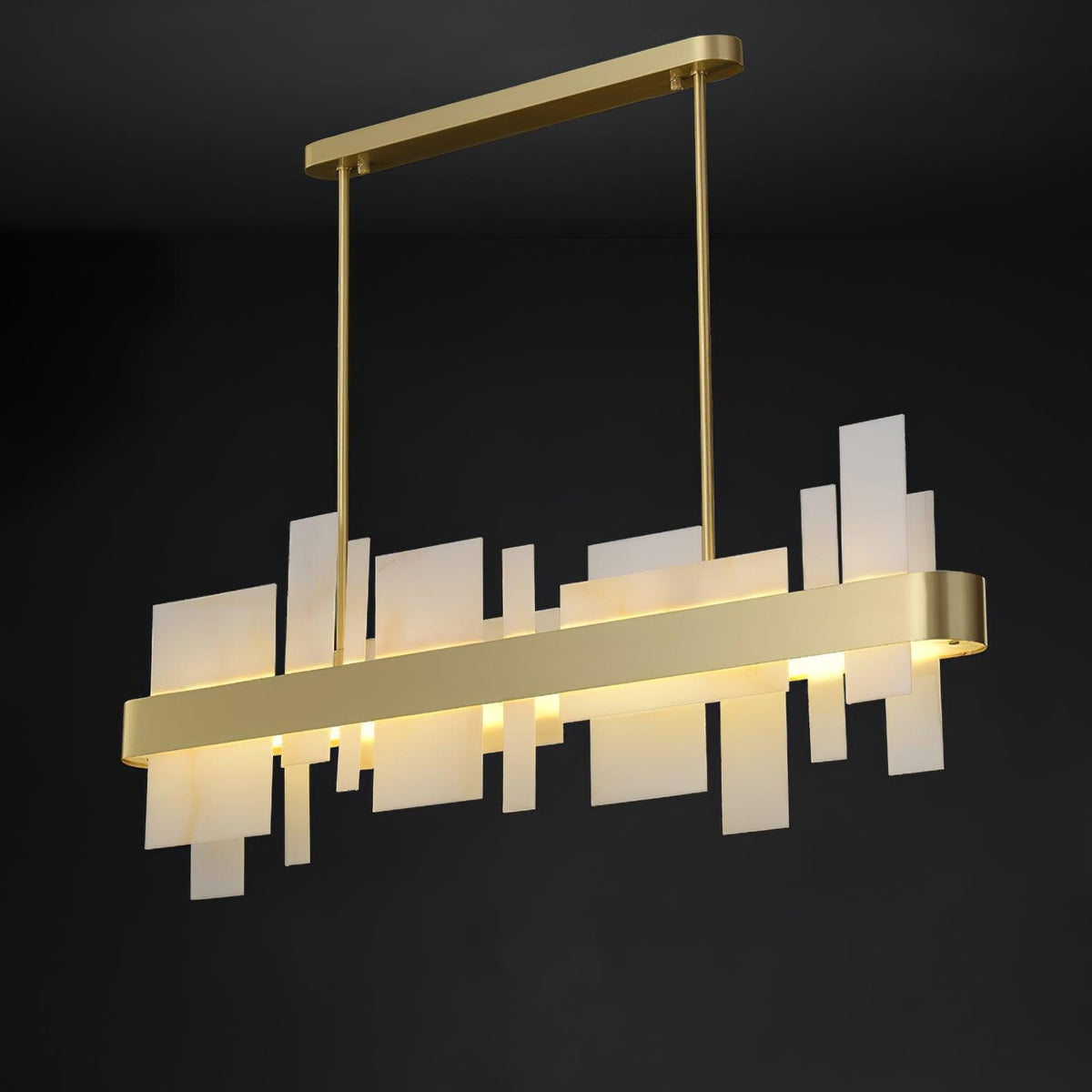 Lustra Chandelier en Cuivre Acrylique Salle à Manger - Neutralighting
