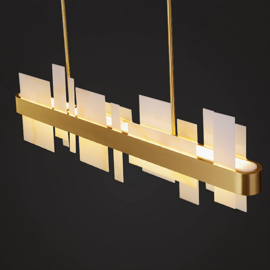 Lustra Chandelier en Cuivre Acrylique Salle à Manger - Neutralighting