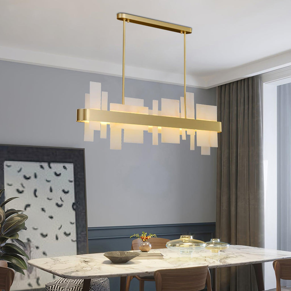 Lustra Chandelier en Cuivre Acrylique Salle à Manger - Neutralighting