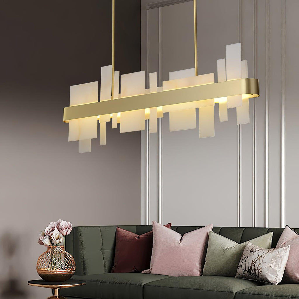 Lustra Chandelier en Cuivre Acrylique Salle à Manger - Neutralighting