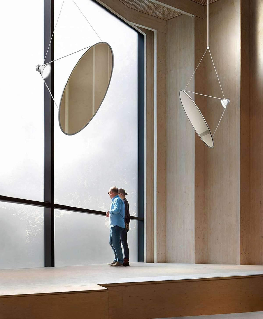 Aleris Suspension Minimaliste en Acier - Neutralighting