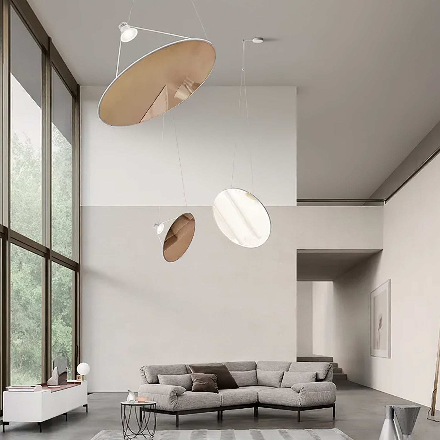 Aleris Suspension Minimaliste en Acier - Neutralighting