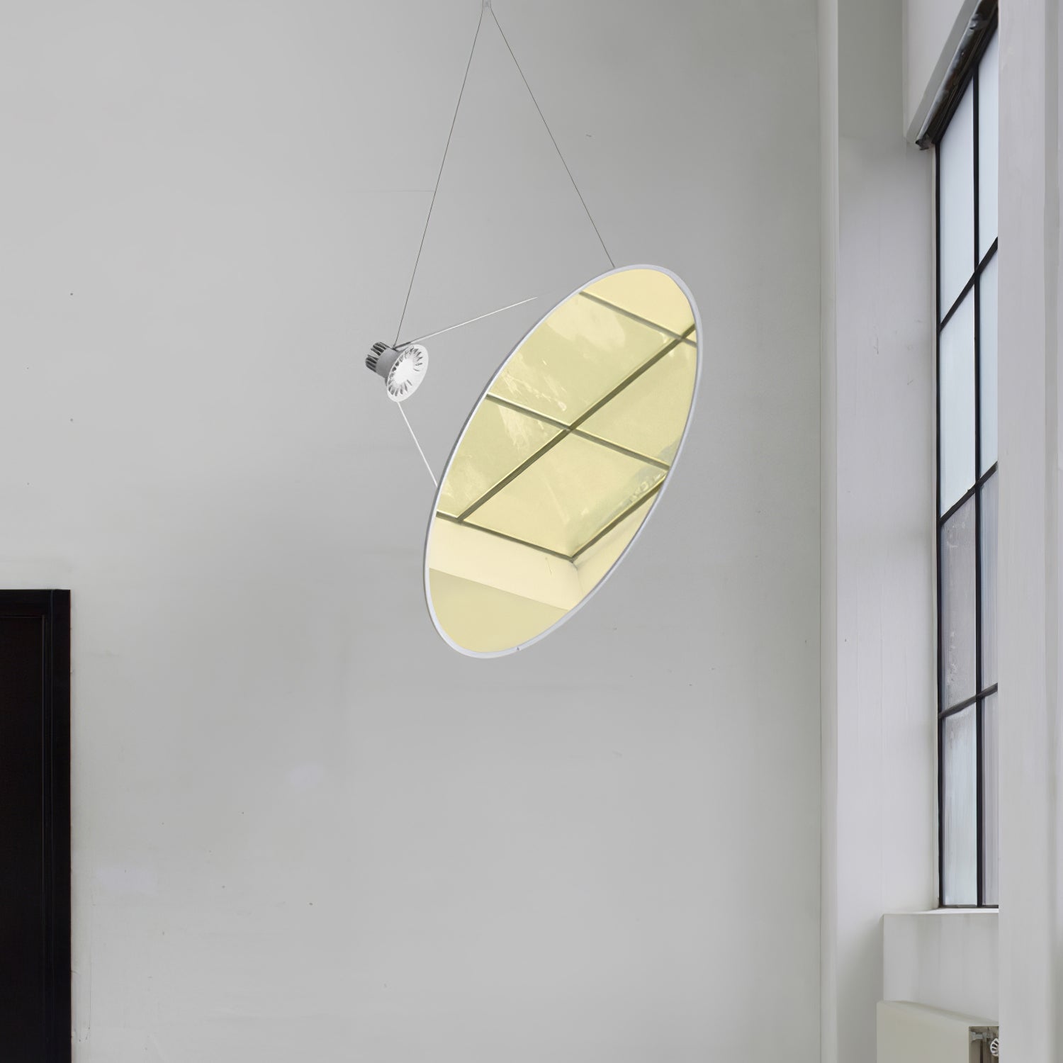 Aleris Suspension Minimaliste en Acier - Neutralighting