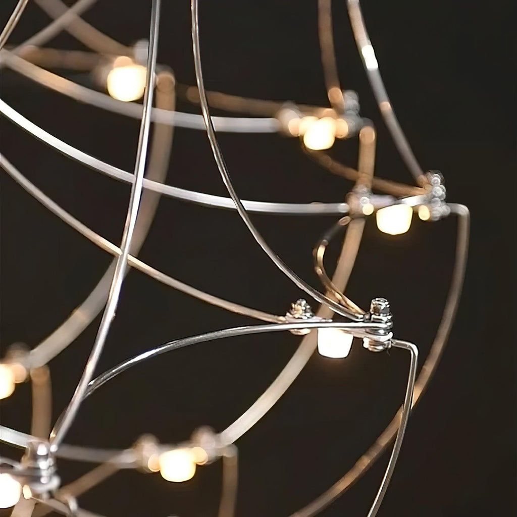Lustra Lustre Acier Inoxydable Fil Luciole - Neutralighting