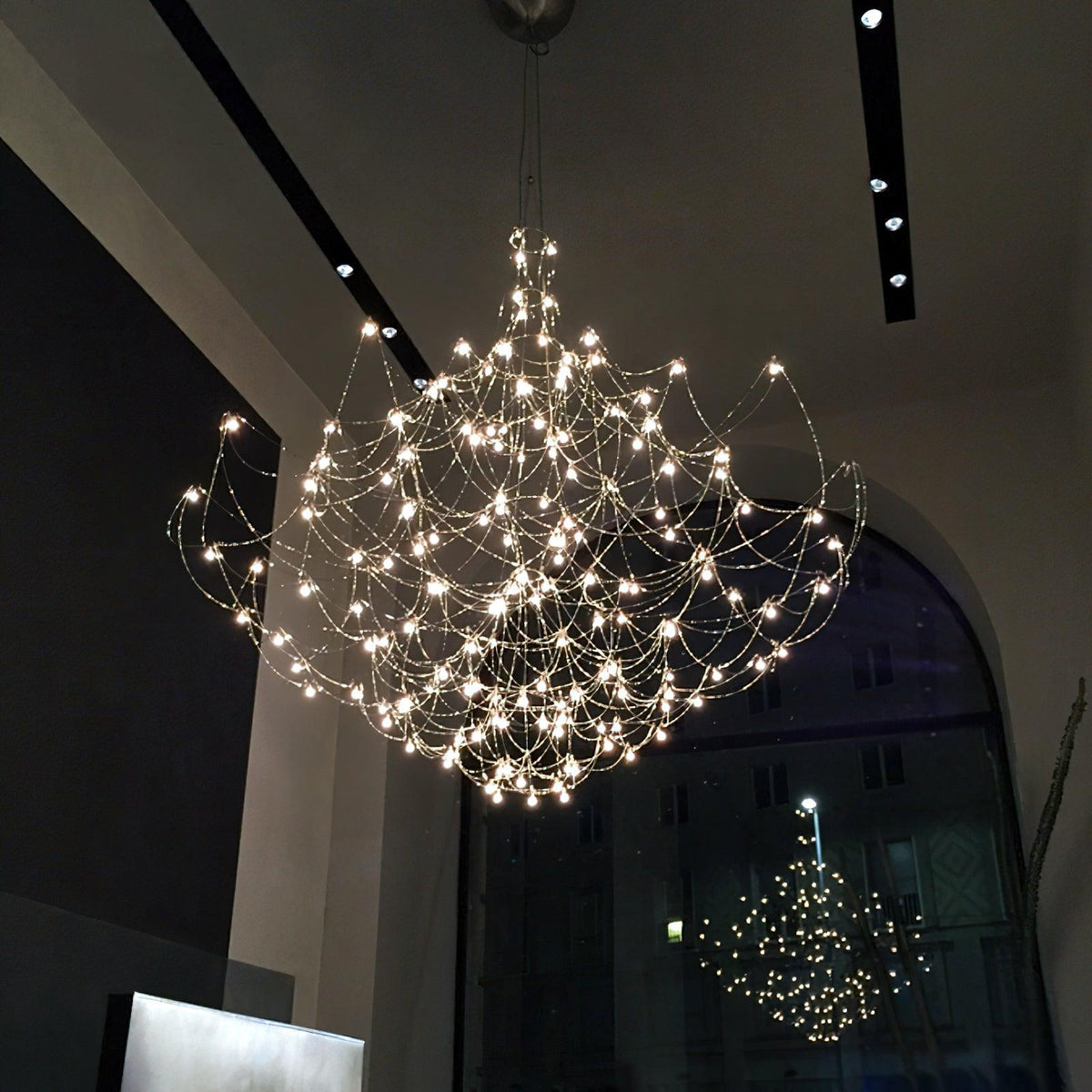 Lustra Lustre Acier Inoxydable Fil Luciole - Neutralighting
