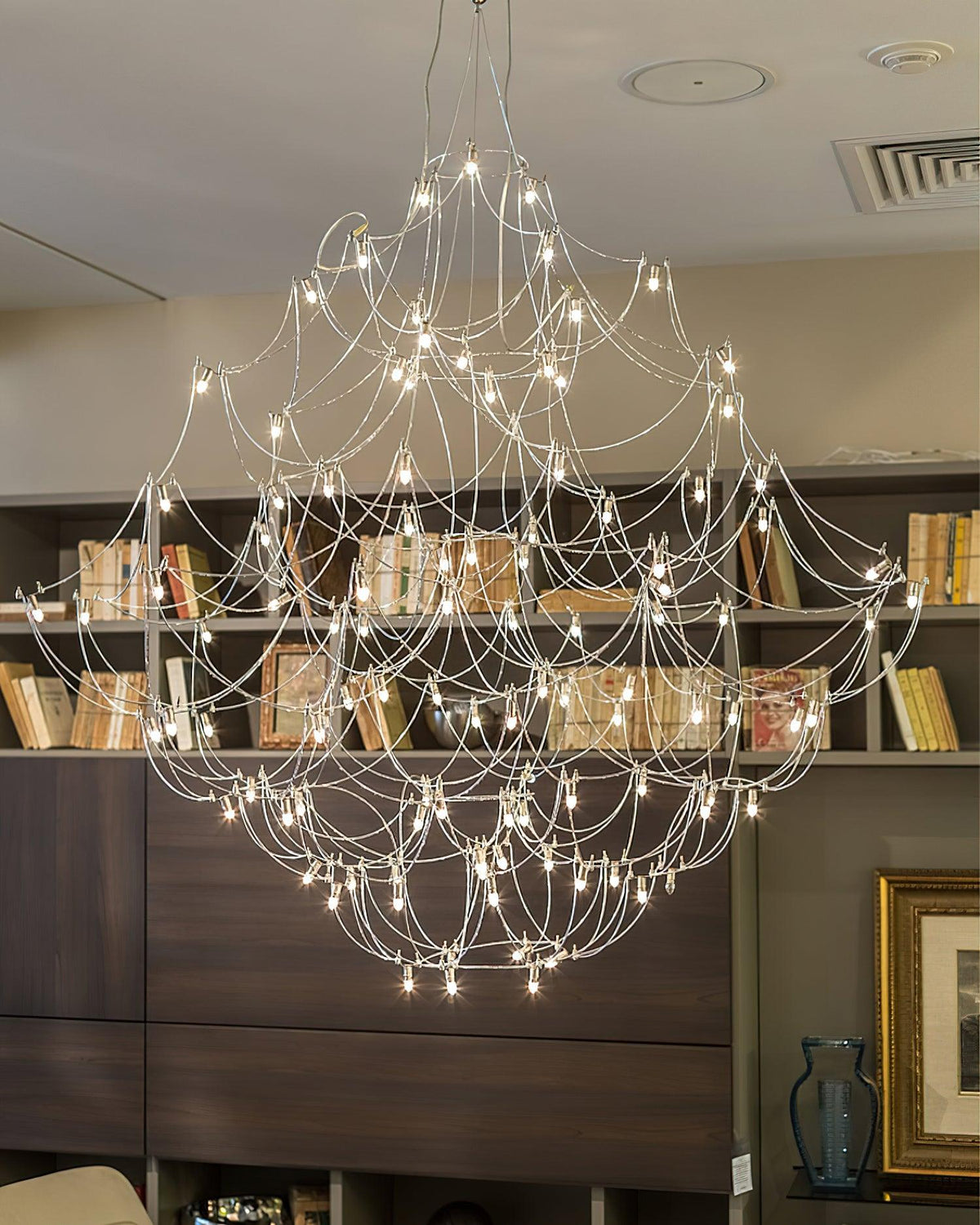 Lustra Lustre Acier Inoxydable Fil Luciole - Neutralighting