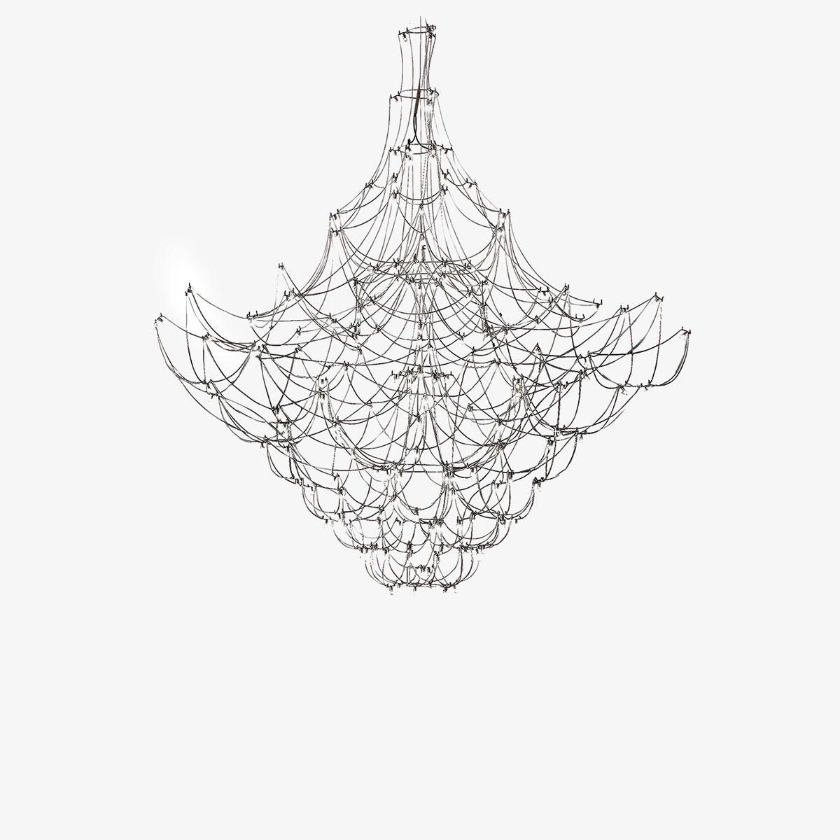 Lustra Lustre Acier Inoxydable Fil Luciole - Neutralighting