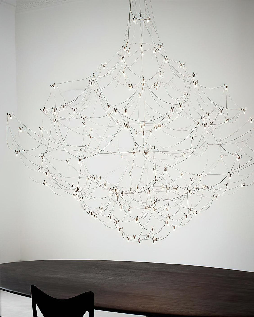 Lustra Lustre Acier Inoxydable Fil Luciole - Neutralighting