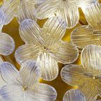 Anan Plafonnier Verre Pétale Couronne Romantique - Neutralighting