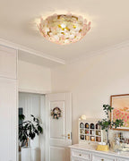 Anan Plafonnier Verre Pétale Couronne Romantique - Neutralighting