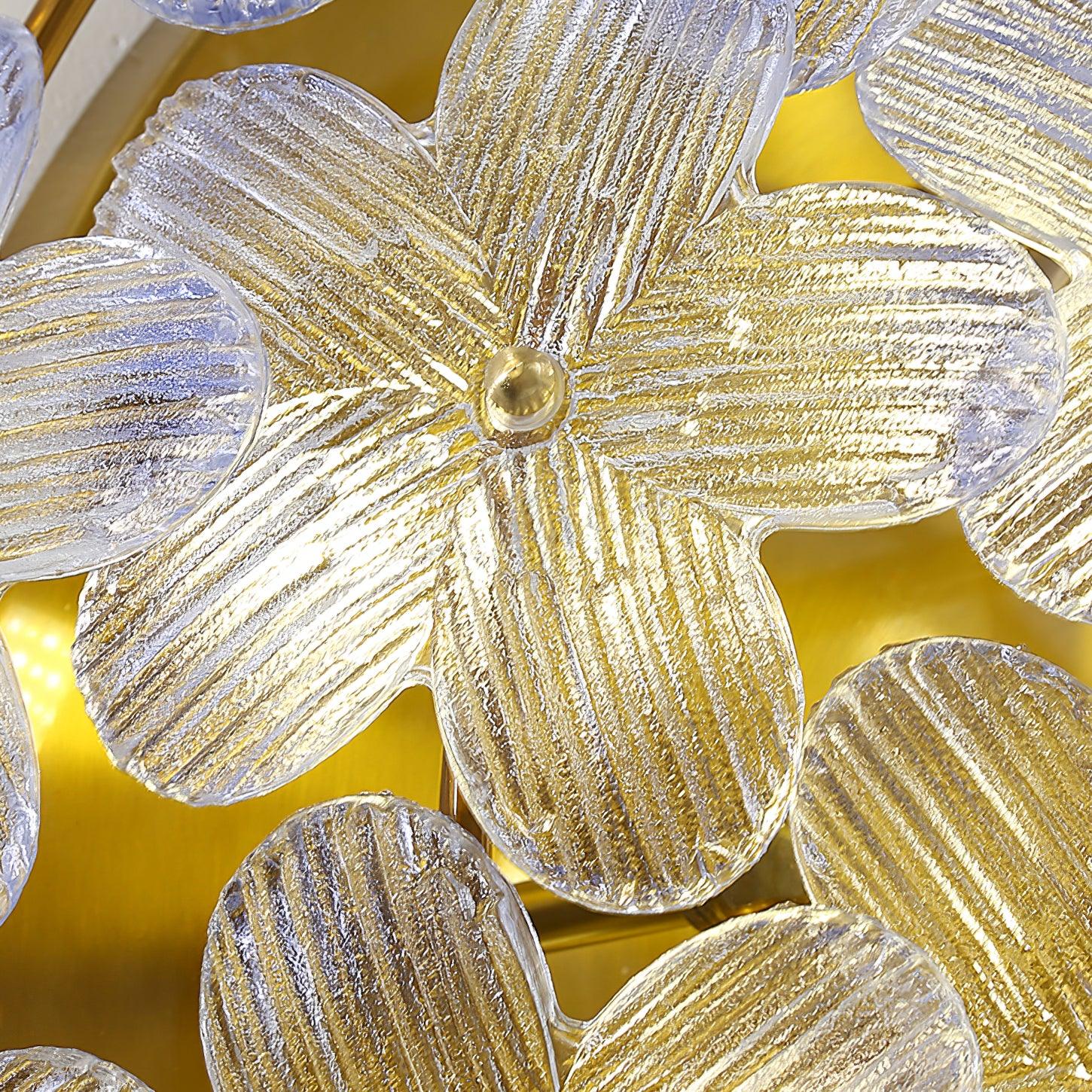 Anan Plafonnier Verre Pétale Couronne Romantique - Neutralighting