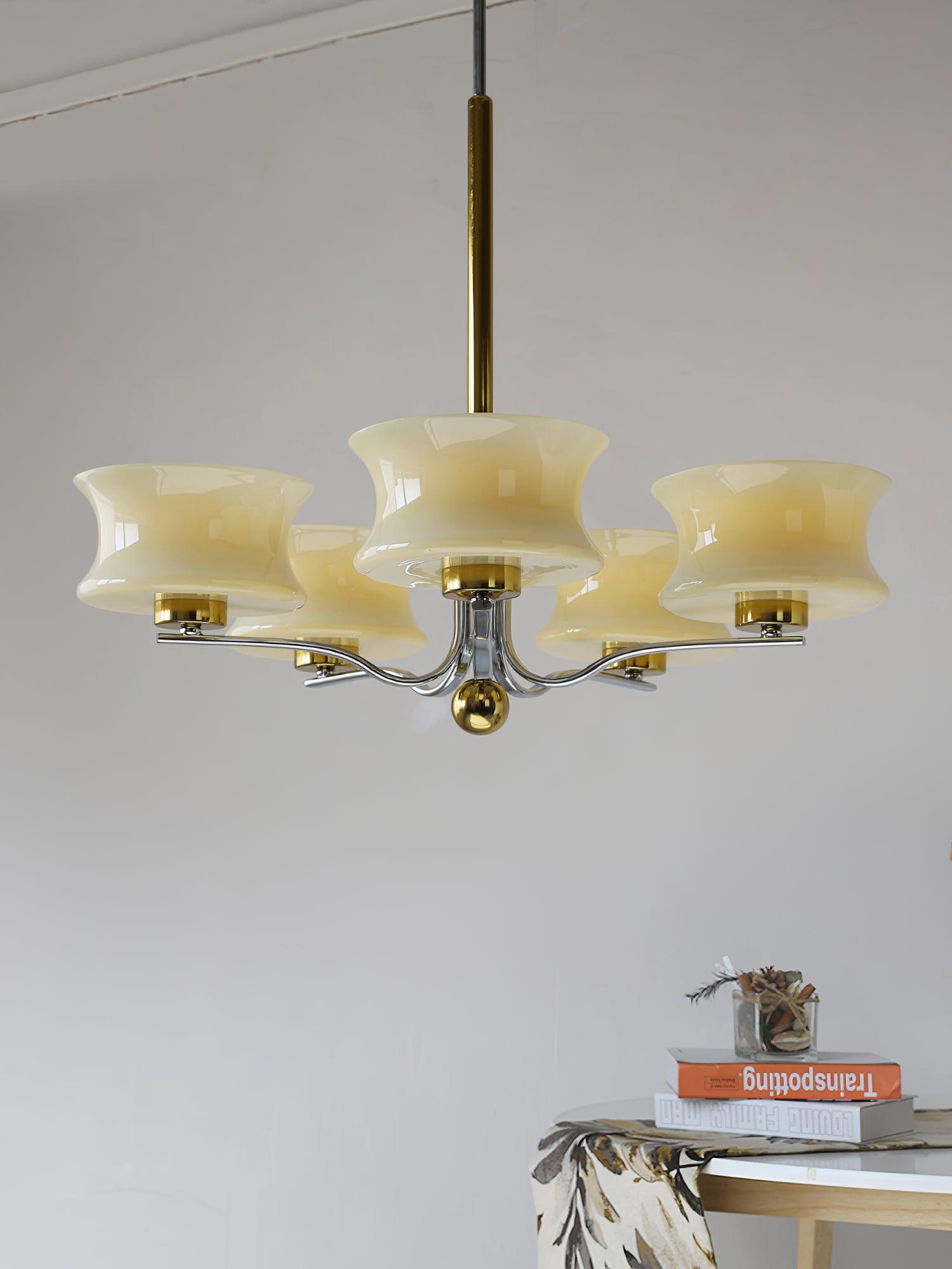 Celeste Lustre Élégant en Verre - Neutralighting