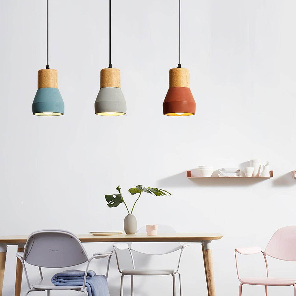 Concretis Lampe Pendante Industrielle en Ciment - Neutralighting