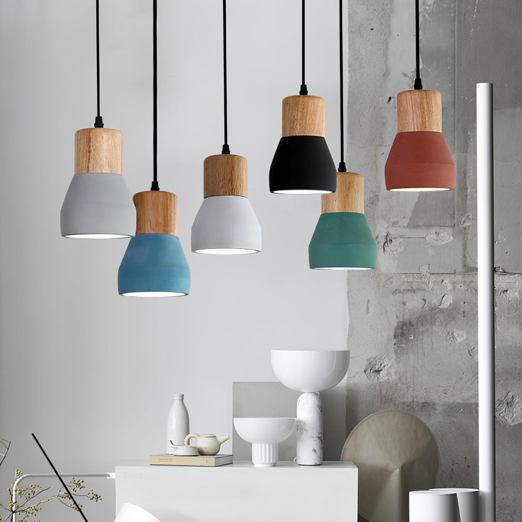 Concretis Lampe Pendante Industrielle en Ciment - Neutralighting