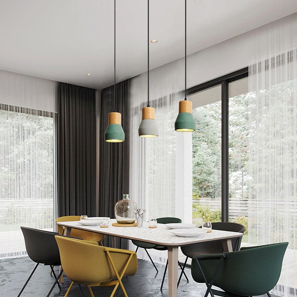 Concretis Lampe Pendante Industrielle en Ciment - Neutralighting