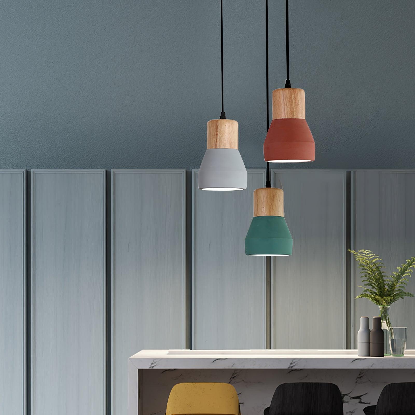 Concretis Lampe Pendante Industrielle en Ciment - Neutralighting