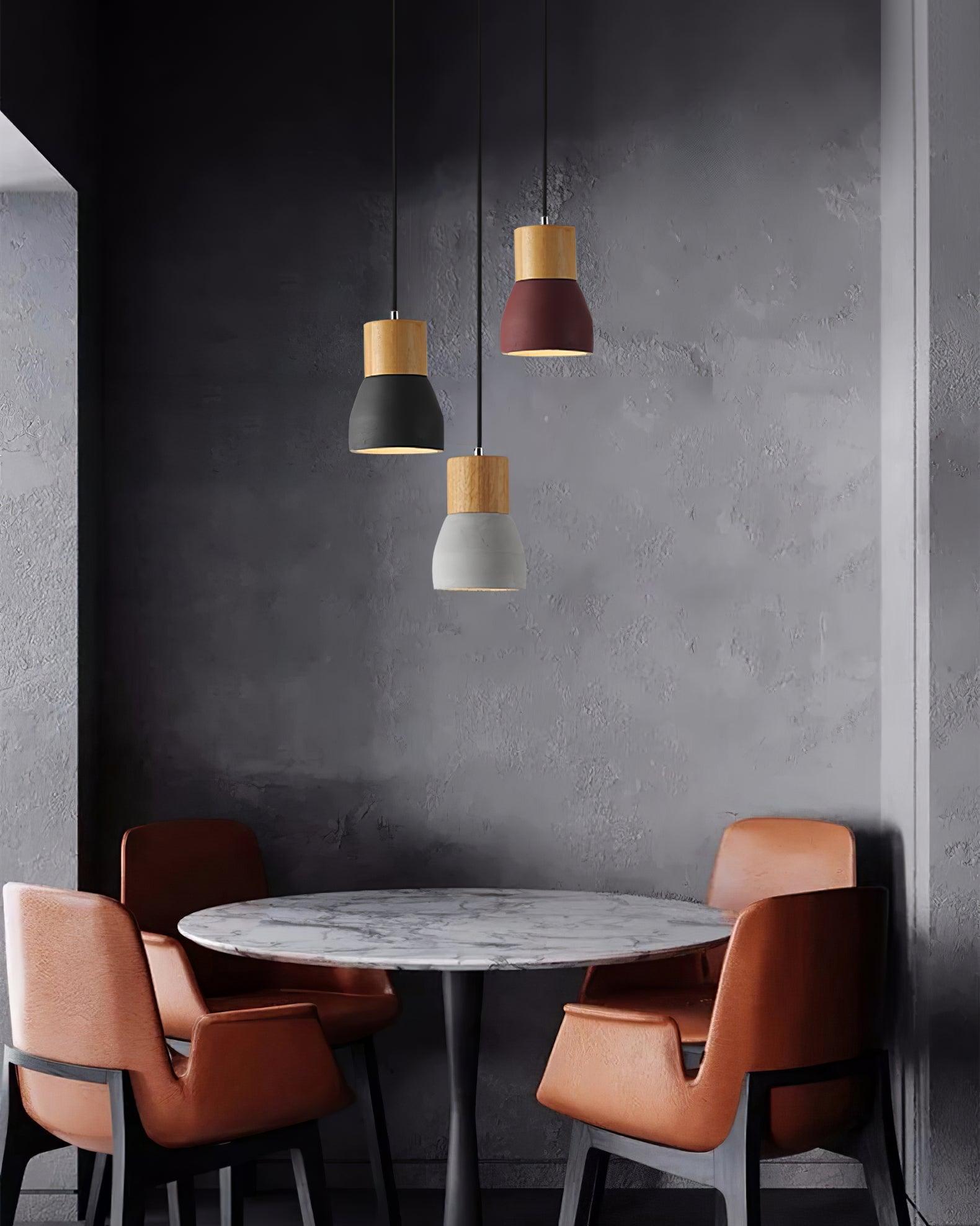 Concretis Lampe Pendante Industrielle en Ciment - Neutralighting